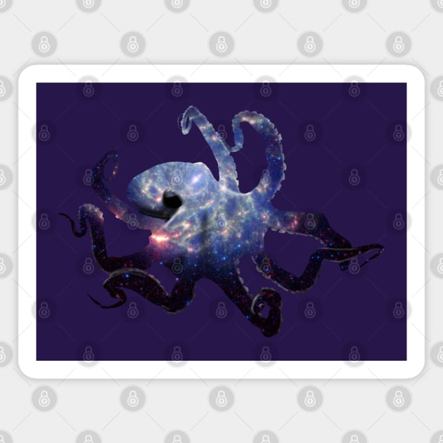 Galaxy Octopus Magnet by Kristal Stittle